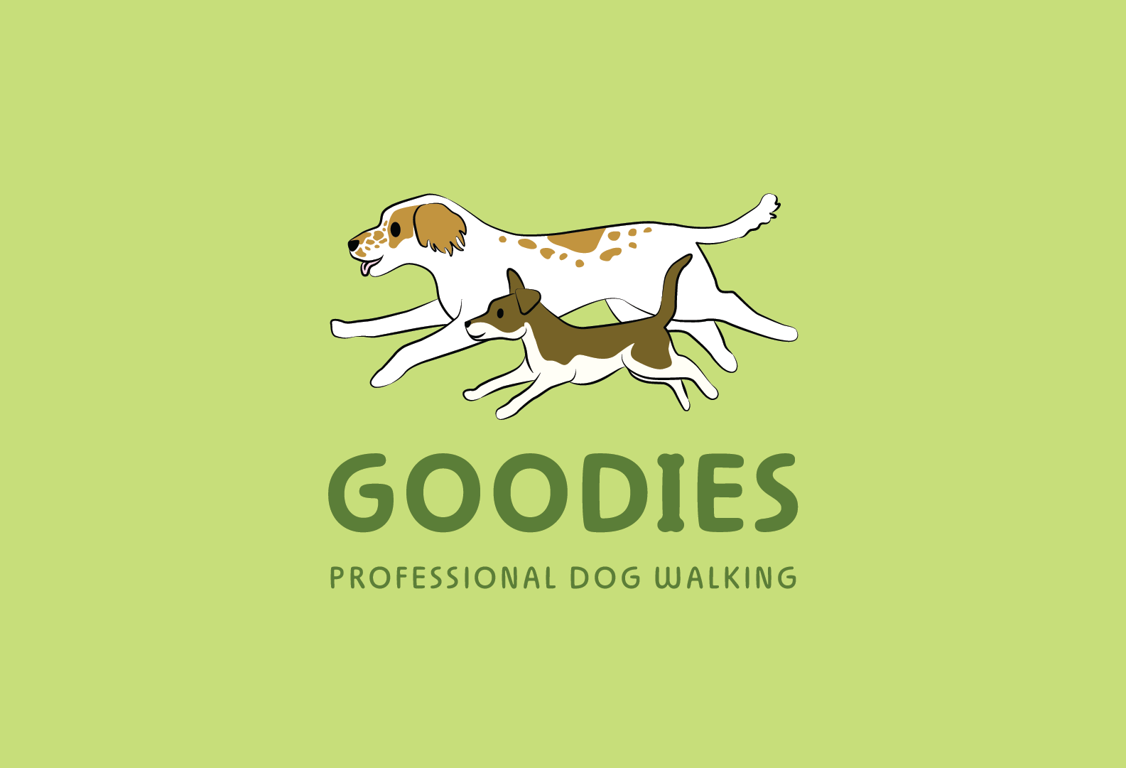 GOODIES logo on a light green background